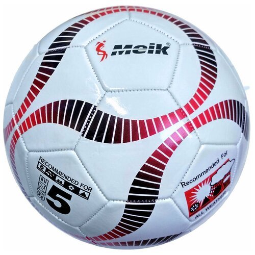 R18020 Мяч футбольный 'Meik-2000' 3-слоя PVC 1.6, 300 гр, машинная сшивка