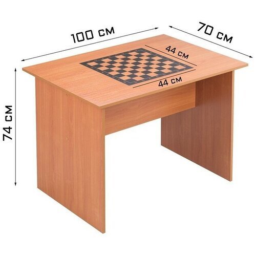 Шахматный стол турнирный 'G', 74 х 100 х 70 см