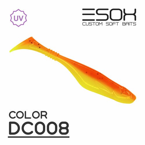 ESOX Богатырь 5' (127мм) [4шт.] DC008 / Мягкая приманка для рыбалки