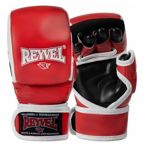 Перчатки ММА pro training красные - Reyvel - Красный - S