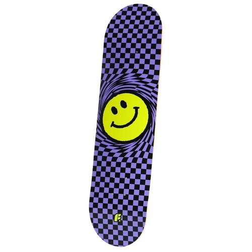 Дека для скейтборда Footwork PROGRESS Smile Purple, размер 8.25x31.75