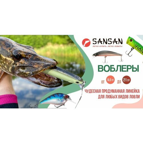 Воблер SAN-MINNOW SHERIFF 90F PF3442-6998 - 682