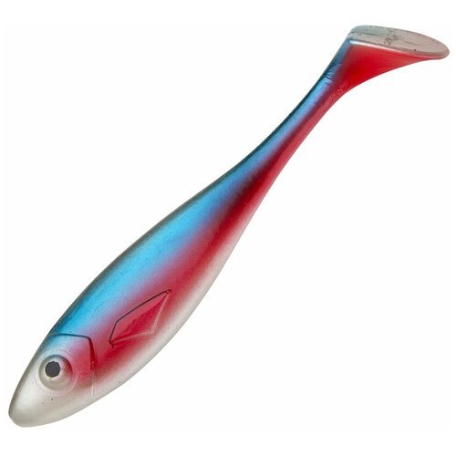 Силиконовая приманка для рыбалки Gator Gum 18см #NeonTetra, виброхвост на щуку, окуня, судака