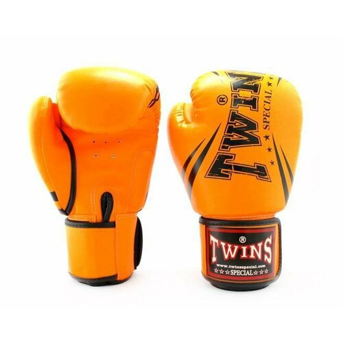 Боксерские перчатки Twins Special FBGVS-TW6 Orange, 12 oz, оранжевый