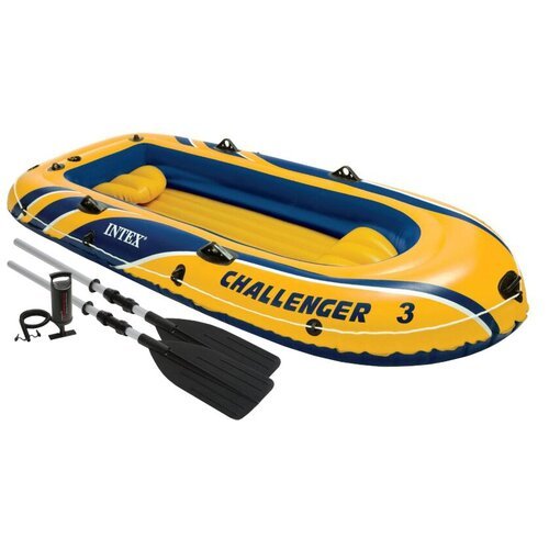 Надувная лодка Intex Challenger-3 (68370) желтый