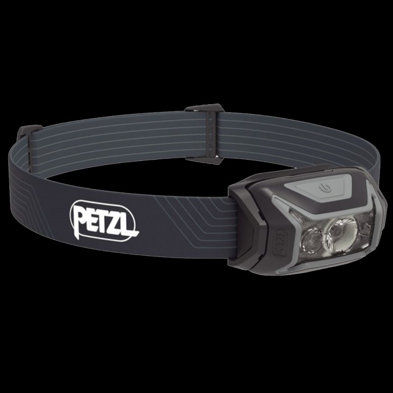 Фонарь налобный Petzl Actik серый