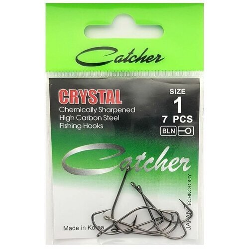 Крючок 'Catcher' CRYSTAL Size 1 (5 пакетиков)