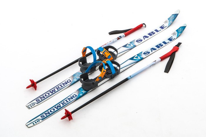 Лыжи Snowmatic Лыжи Комплект с креплением STEP 100 см