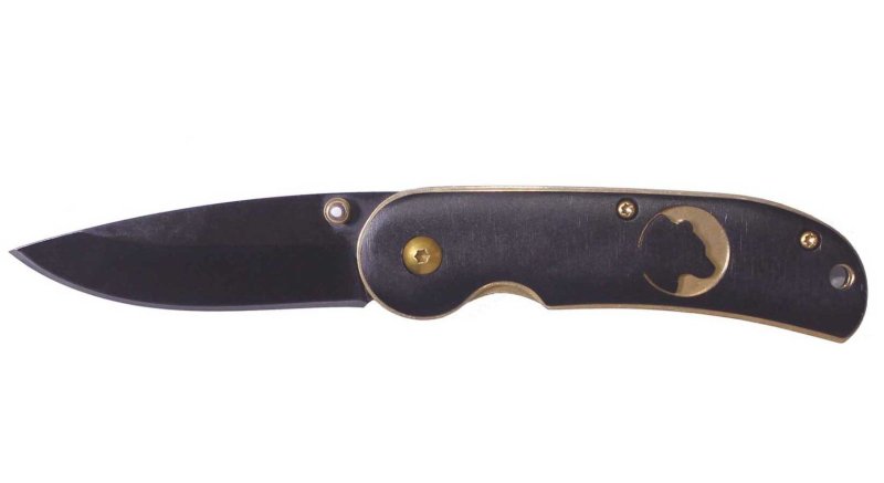 Нож Stinger, 70 мм, черный
