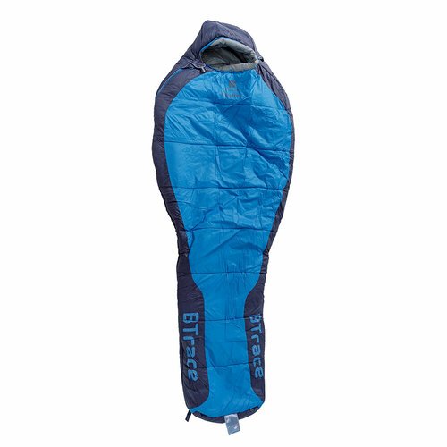 Спальный мешок BTrace Swelter L-size правый серый/синий [ / ]