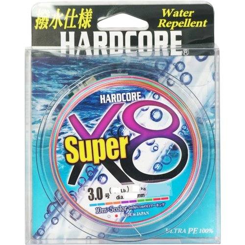 Duel/Yo-zuri, Шнур PE Hardcore Super X8, 300м, 0.6, мультиколор, арт. H4320-5C