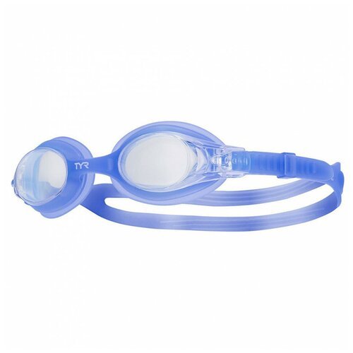 Очки для плавания детские 'TYR Swimple', арт.LGSW-105, прозрачные линзы, голубая опр.
