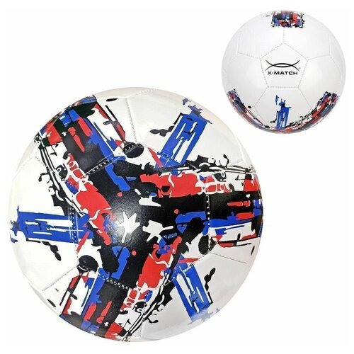 Мяч футбольный X-Match размер 5 покрышка 1 слой 1,6 мм PVC 56464
