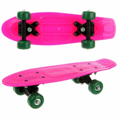Детский скейтборд 41*12 см, PVC колеса, Veld Co / Пенни борд / Пластиковая доска для катания
