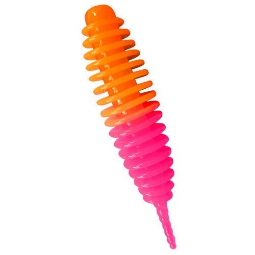 Силиконовая приманкаTROUT BAIT в банке, JUMBO 50, чеснок, COL. 21 (Orange-Pink)