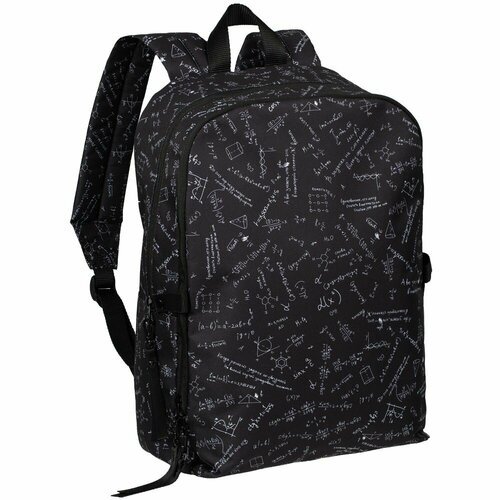 Рюкзак «Примерный», черный, 29x42х13 см, полиэстер, 600D