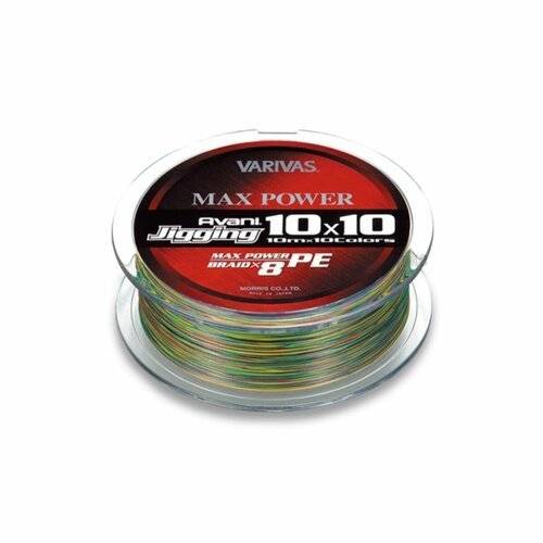 Varivas, Шнур Avani Jigging 10x10 Max Power PE X8, 200м, 1.2, 24.1lb