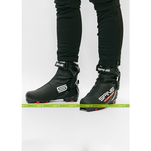Ботинки лыжные NNN, коньковые, Spine, CONCEPT SKATE 296, black, (46 Eur)