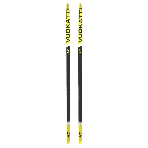 Лыжи беговые 190 см VUOKATTI Wax Black/Yellow