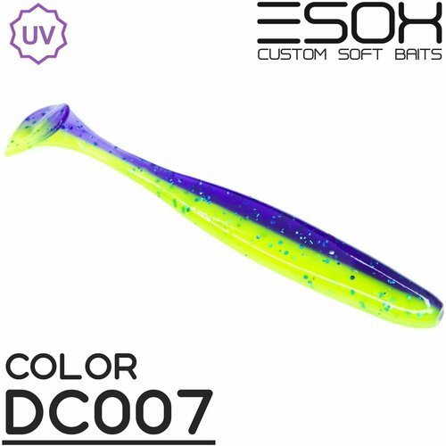 Мягкая приманка для рыбалки ESOX Sheasy 4.4' (112мм) 4 шт.