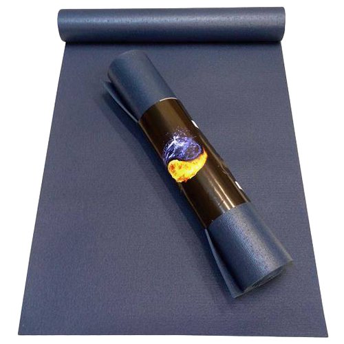 Коврик для йоги и фитнеса RamaYoga Yin-Yang PRO, 185 х 60 х 0,45 см, синий