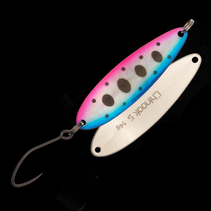 Блесна колеблющаяся Daiwa Laser Chinook S 17гр #Blue Pink Yamame