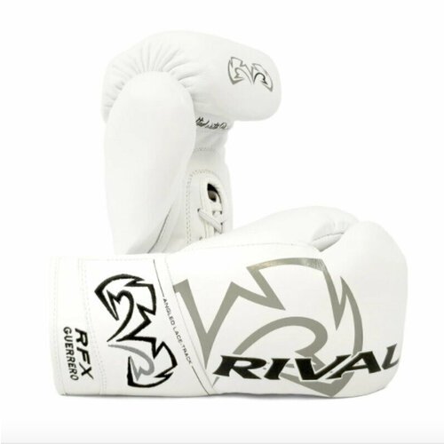 Перчатки боксерские RIVAL RFX-GUERRERO PRO FIGHT GLOVES - HDE-F, 8 унций, белые