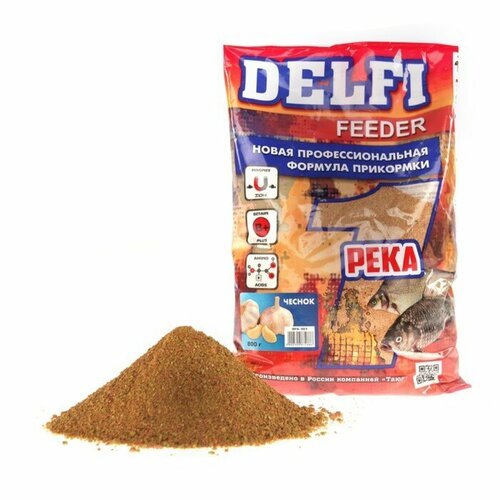 Делфи Прикормка DELFI Feeder, река, язь, голавль, укроп, 800 г