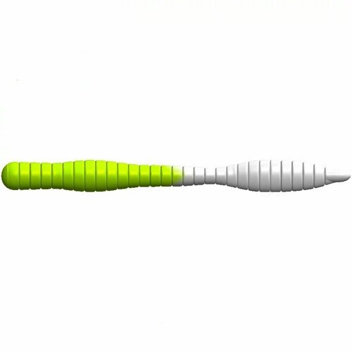 TM Fat Worm 3' -202 Lime&White (Cheese)