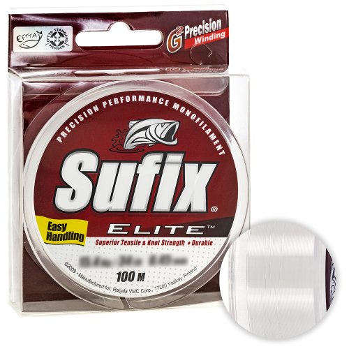 Леска Sufix Elite 0,25мм. 5,4кг. 100м. /прозрачный