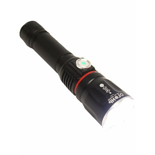 Фонарь-лампа LED светодиодный для охоты, рыбалки, ручной аккумуляторный, тактический фонарик охотничий, мощный, сверхъяркий/ с магнитом / micro USB