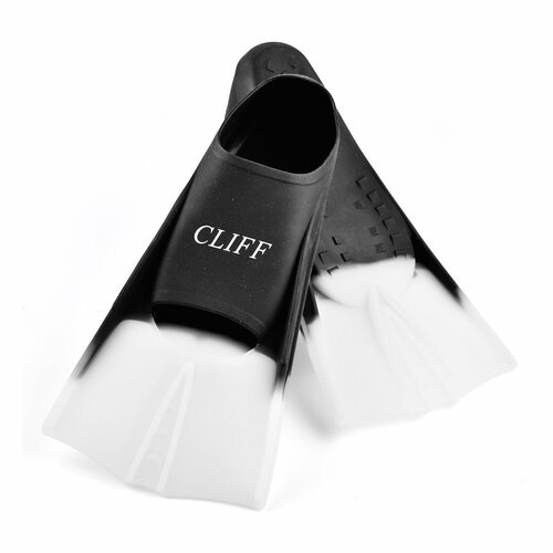 Ласты для бассейна CLIFF р.39-41, BF11 чёрно-белые