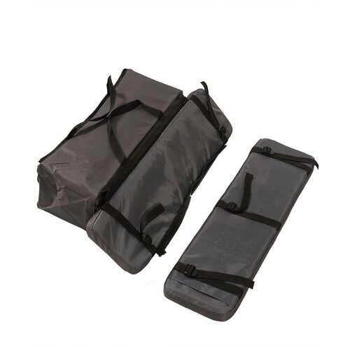 Комплект мягких накладок на сиденье с сумкой Ковчег черный 95см 1+1 с сумкой