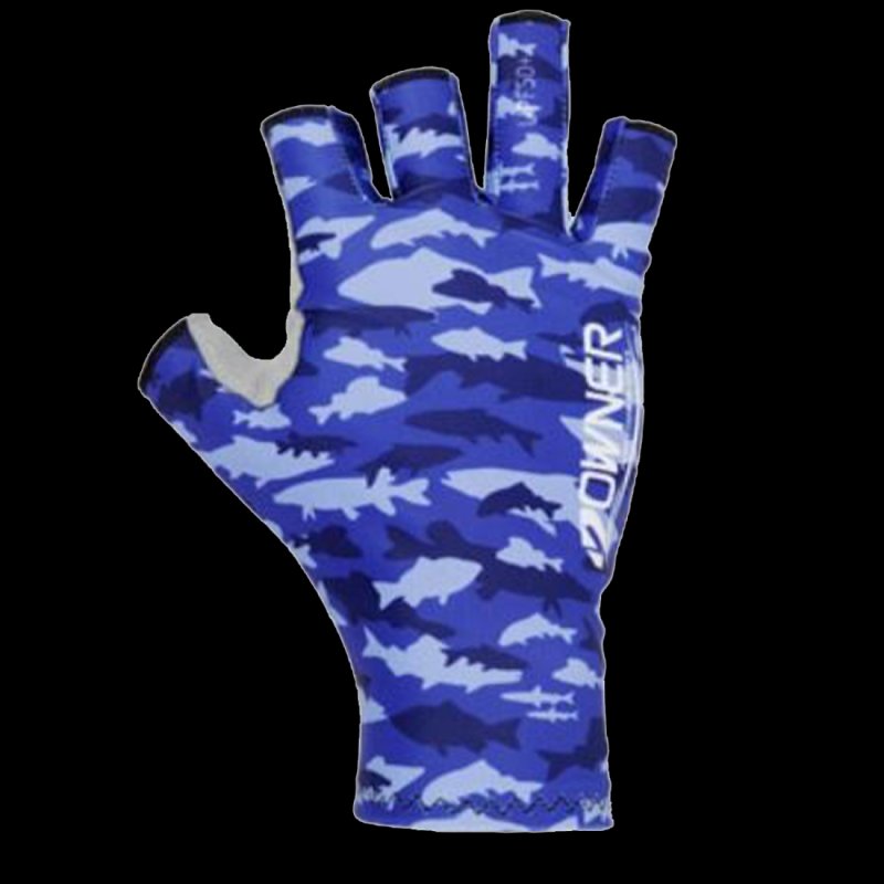 Перчатки Owner Cultiva Sunblock Multi Gloves L/XL Ocean Fish Camo