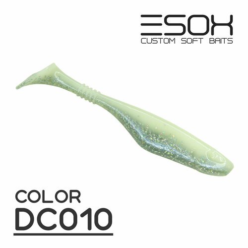 ESOX Богатырь 4' (100мм) [5шт.] DC010 / Мягкая приманка для рыбалки