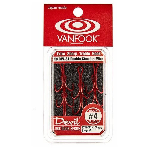 Двойники Vanfook DW-31 #6 red