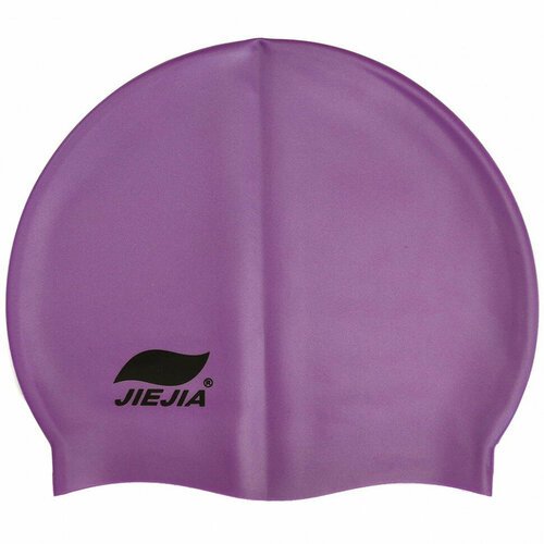 Шапочка для плавания силиконовая E38911, фиолетовая