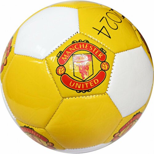 Мяч футбольный Man Utd E40759-4 машинная сшивка (желто/белый)