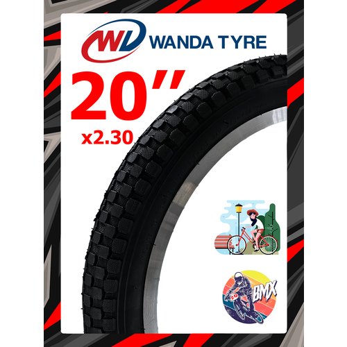 Велопокрышка Wanda 20'x2.30 P1178 черный P1178WD20x2.30