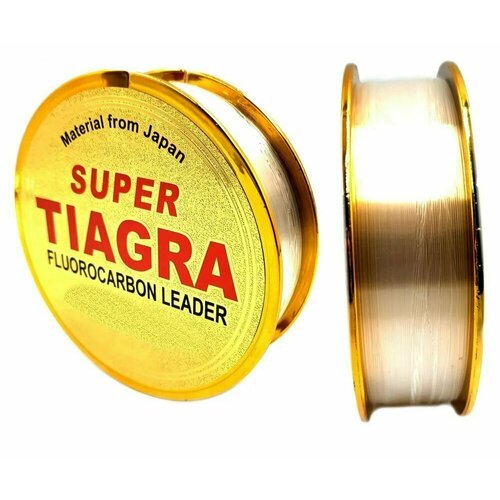 Флюорокарбоновая леска для рыбалки SUPER TIAGRA, 1 шт. по 100 м; 0.25 мм