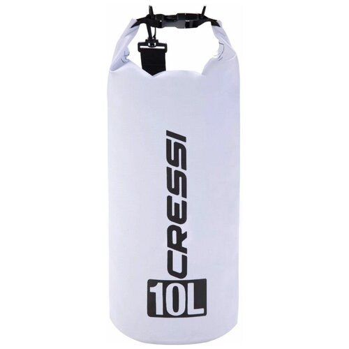 Гермомешок, герморюкзак, влагозащитная сумка CRESSI с лямкой DRY BAG объем 10 литров белый