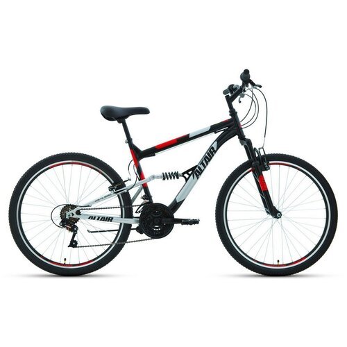 Велосипеды Двухподвесы Altair MTB FS 26 1.0, год 2021, цвет Черный-Красный, ростовка 18