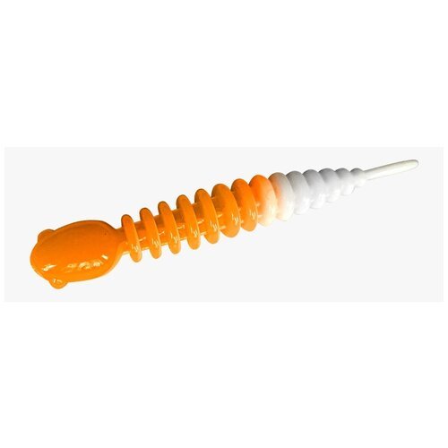 Силиконовая приманкаTROUT BAIT в банке, CHUB 50, СЫР, COL. 10 (White-Orange)