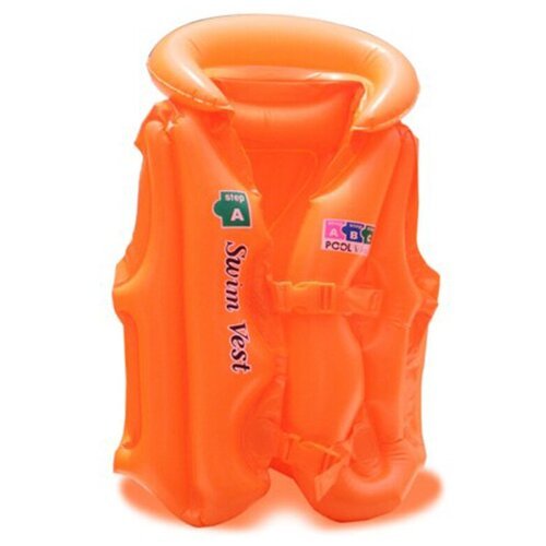 Детский надувной спасательный жилет Swim vest, размер А (L) оранжевый