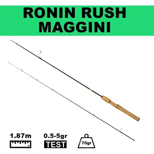 Ультралайт спиннинг на форель Ronin Rush MAGGINI 622SUL, 0.5-5 gr, 187cm