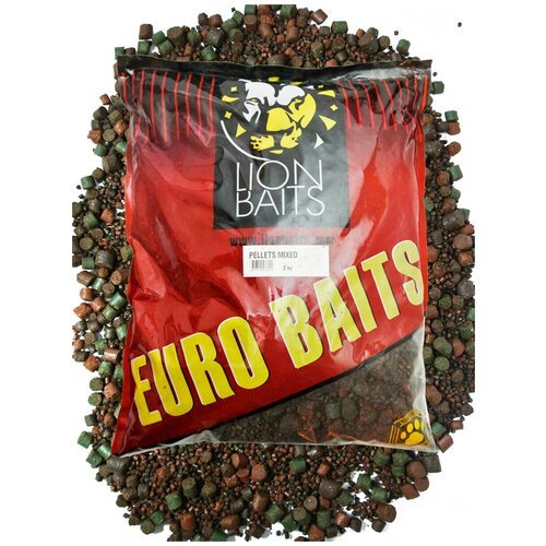 Пеллетс рыболовный / карповый MIXED LION BAITS 5кг