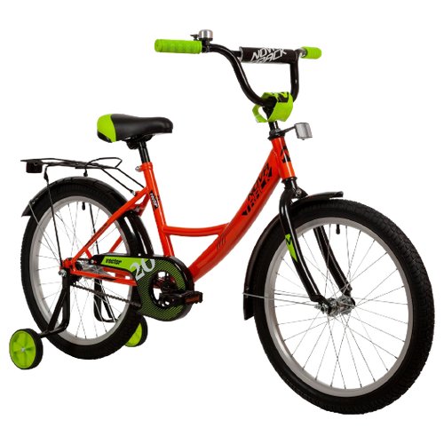 Детский велосипед Novatrack Vector 20 (2022) оранжевый 12' (требует финальной сборки)