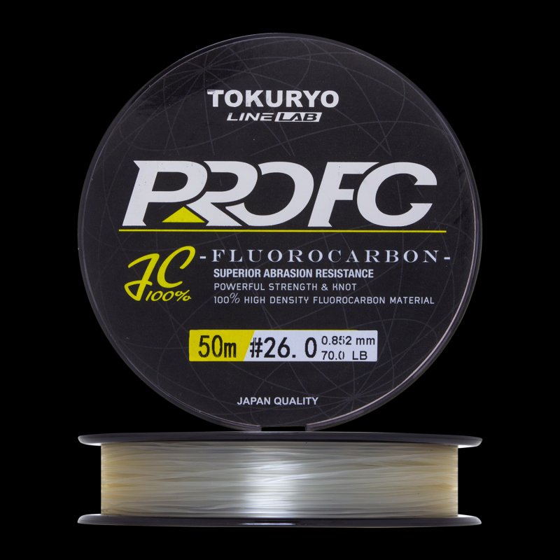 Флюорокарбон Tokuryo Fluorocarbon Pro FC #26,0 0,850мм 50м (clear)