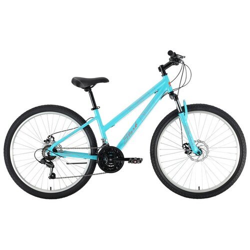 Женский велосипед Stark Luna 26.1 D, год 2022, цвет Голубой-Оранжевый, ростовка 18