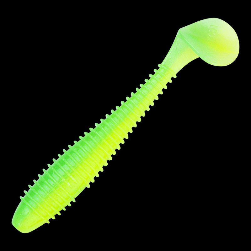 Приманка силиконовая Keitech Swing Impact Fat 3,8' #EA11 Lime Chartreuse Glow